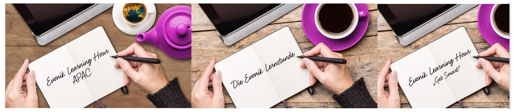 Die Evonik Lernstunde wird nach nur wenigen Monaten international (Januar 2020)