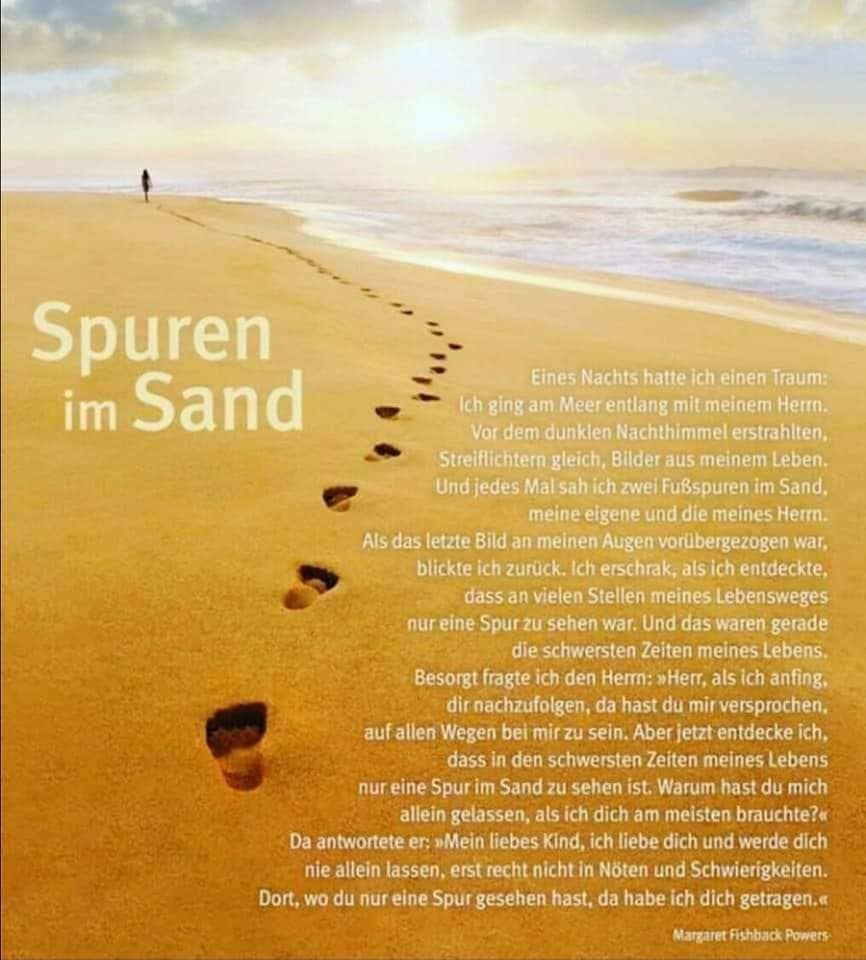 Spuren im Sand